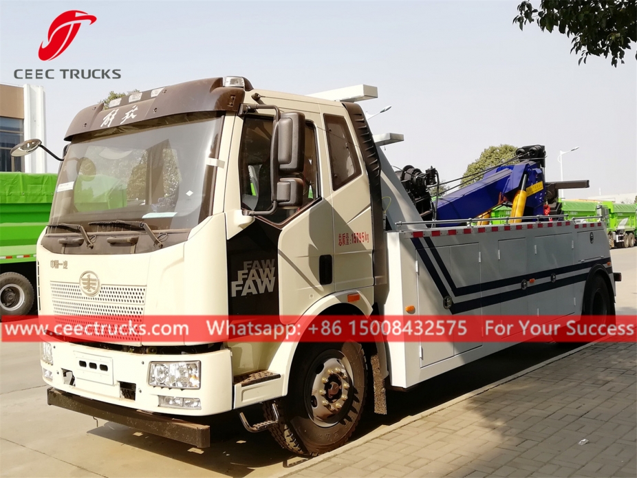 12Tons Wrecker truck FAW