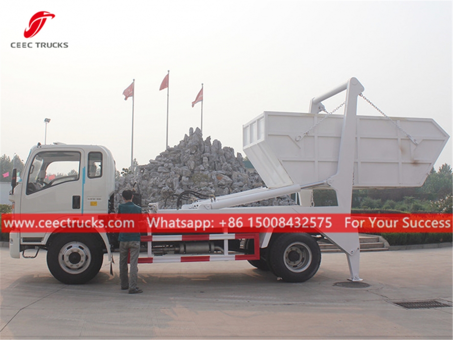 8CBM Skip Lift Garbage Truck HOWO