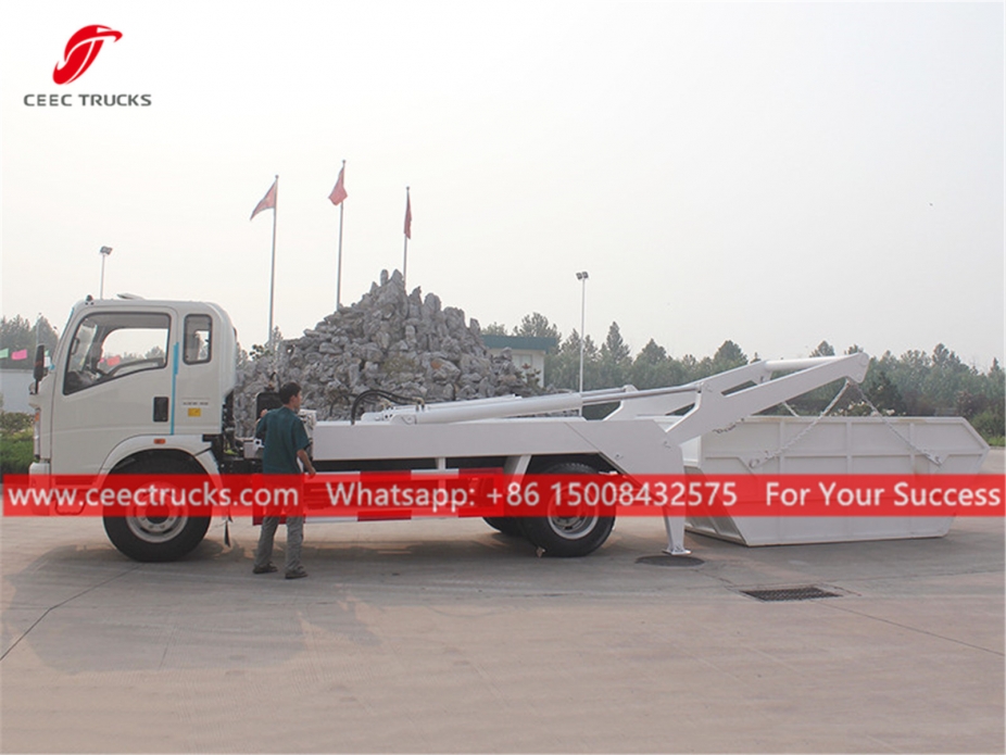 8CBM Skip Lift Garbage Truck HOWO