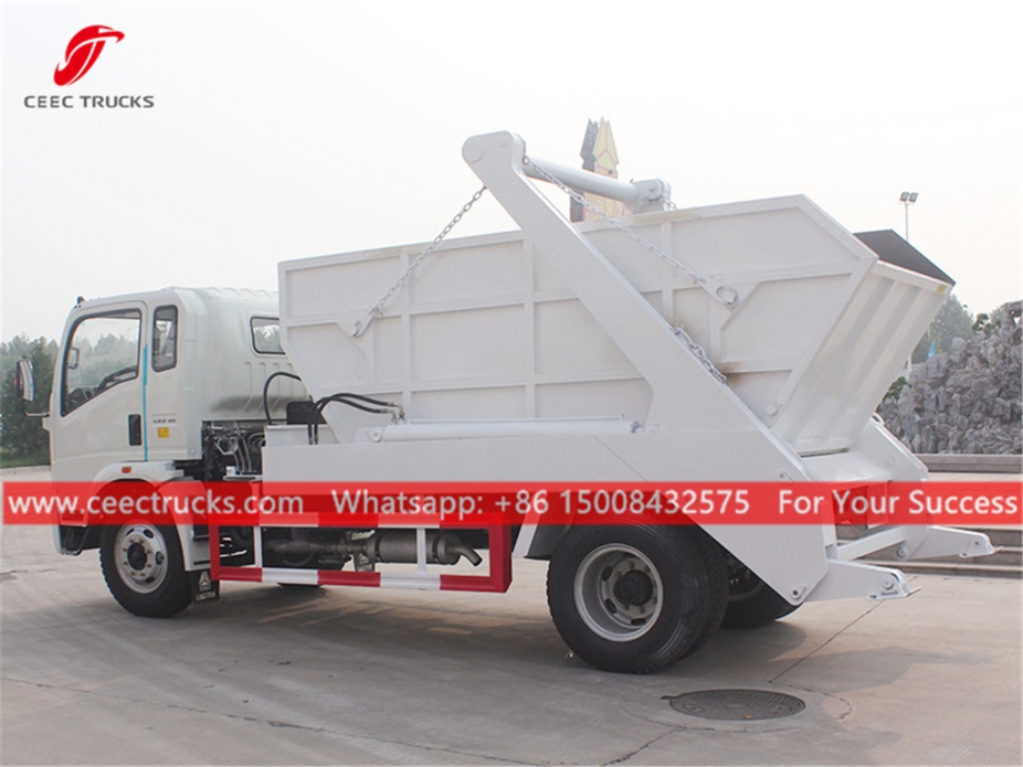 8CBM Skip Lift Garbage Truck HOWO