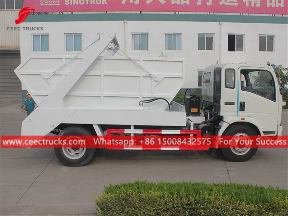 8CBM Skip Lift Garbage Truck HOWO