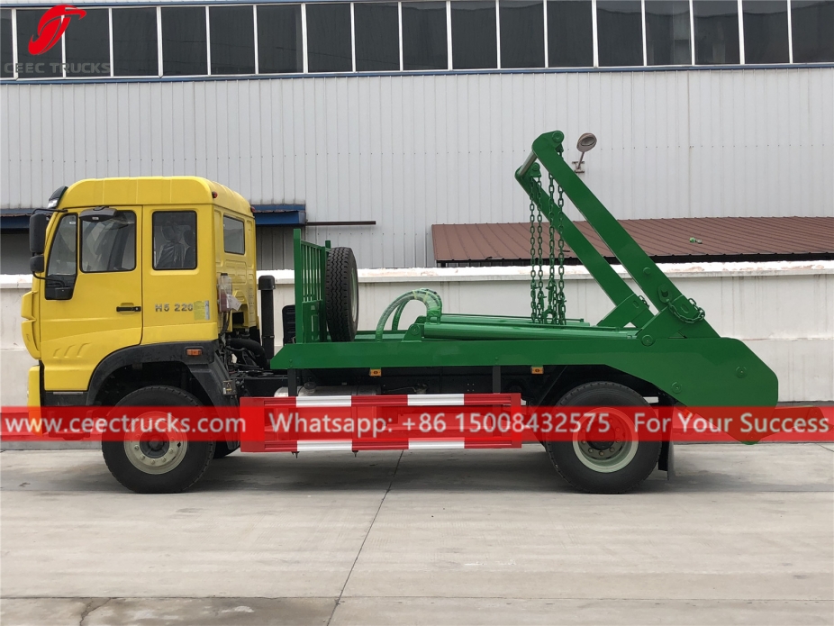 SINOTRUK 10CBM Skip Loader truck to Africa