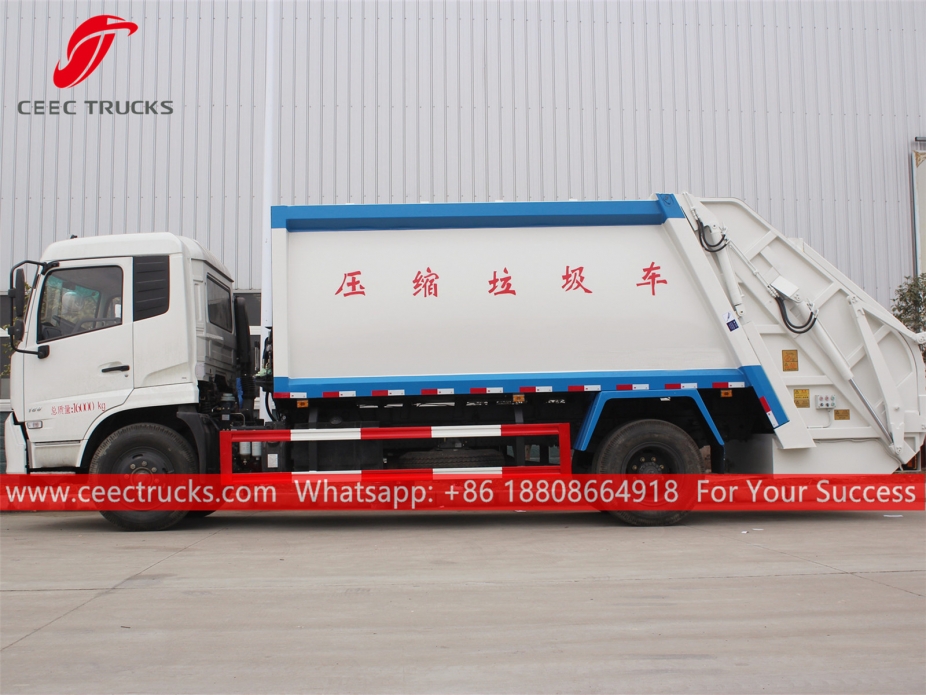 14CBM Rubbish Compactor Truck Dongfeng