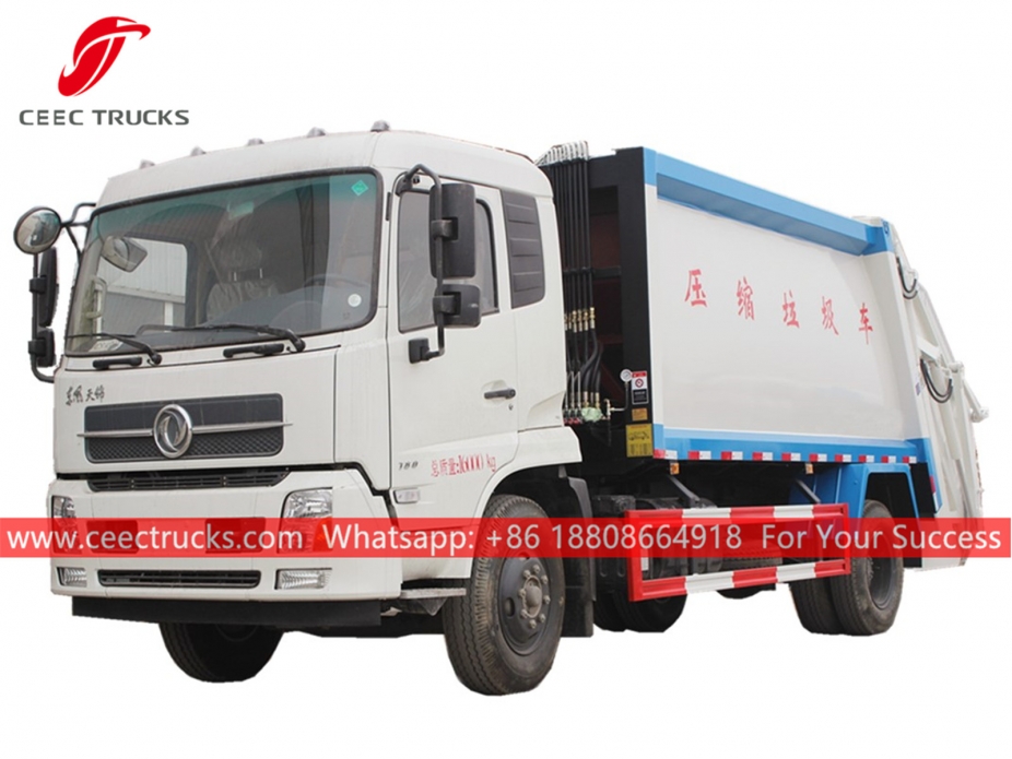 14CBM Rubbish Compactor Truck Dongfeng