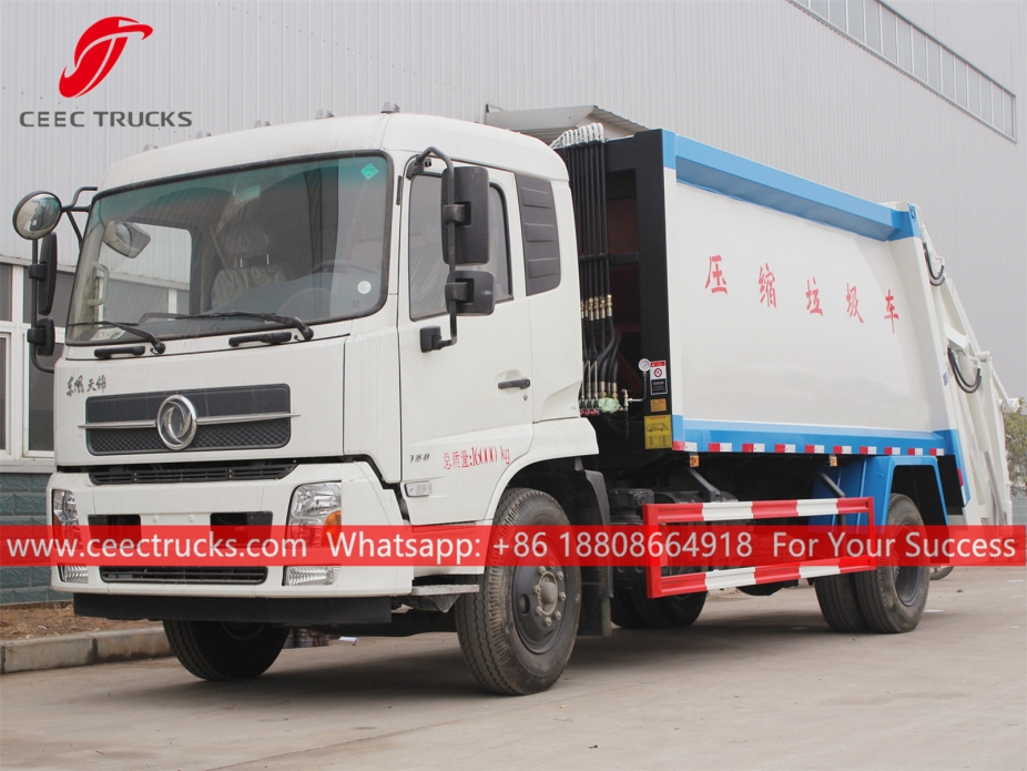 14CBM Rubbish Compactor Truck Dongfeng