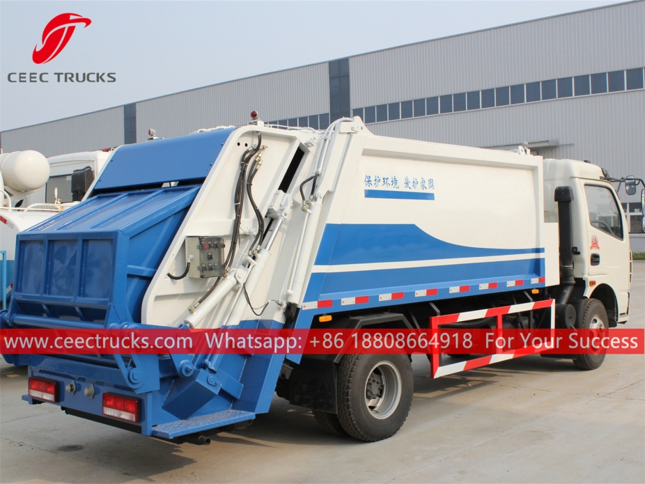 7CBM Rear Loader Compactor Dongfeng