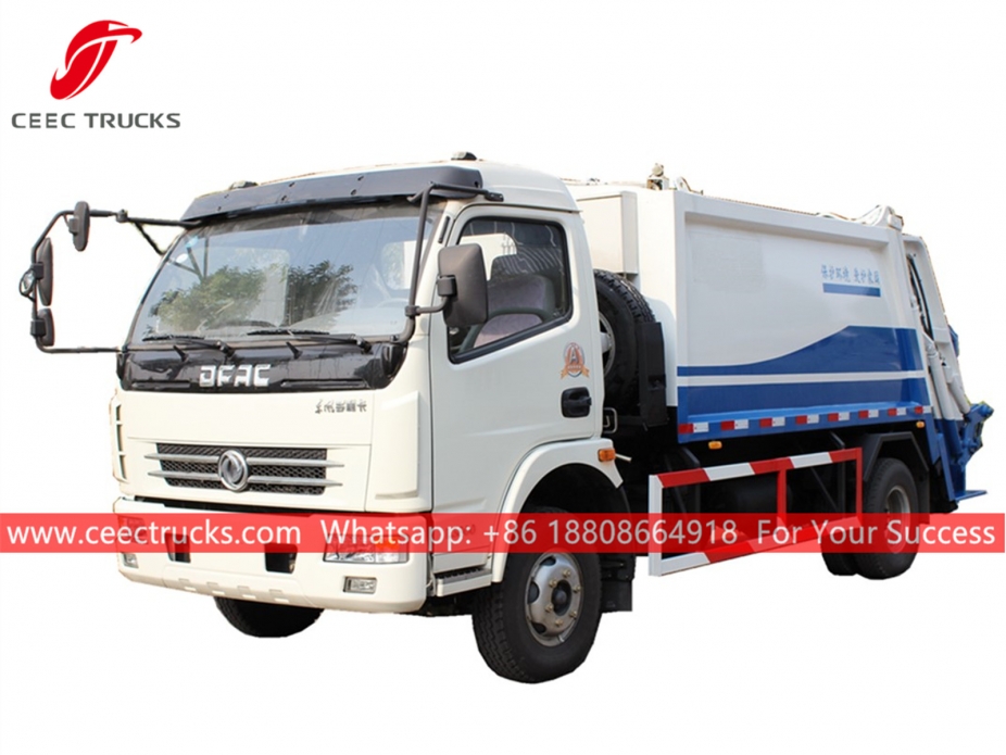 7CBM Rear Loader Compactor Dongfeng