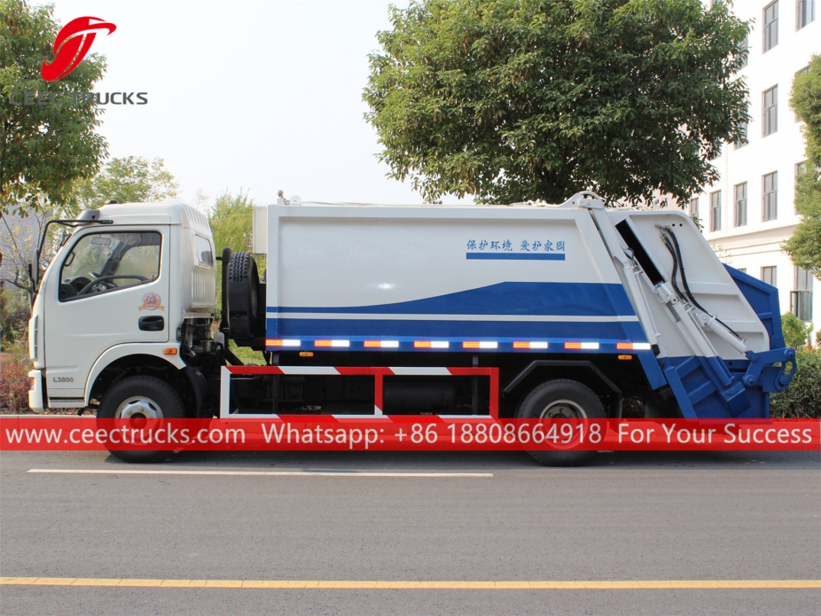 7CBM Rear Loader Compactor Dongfeng