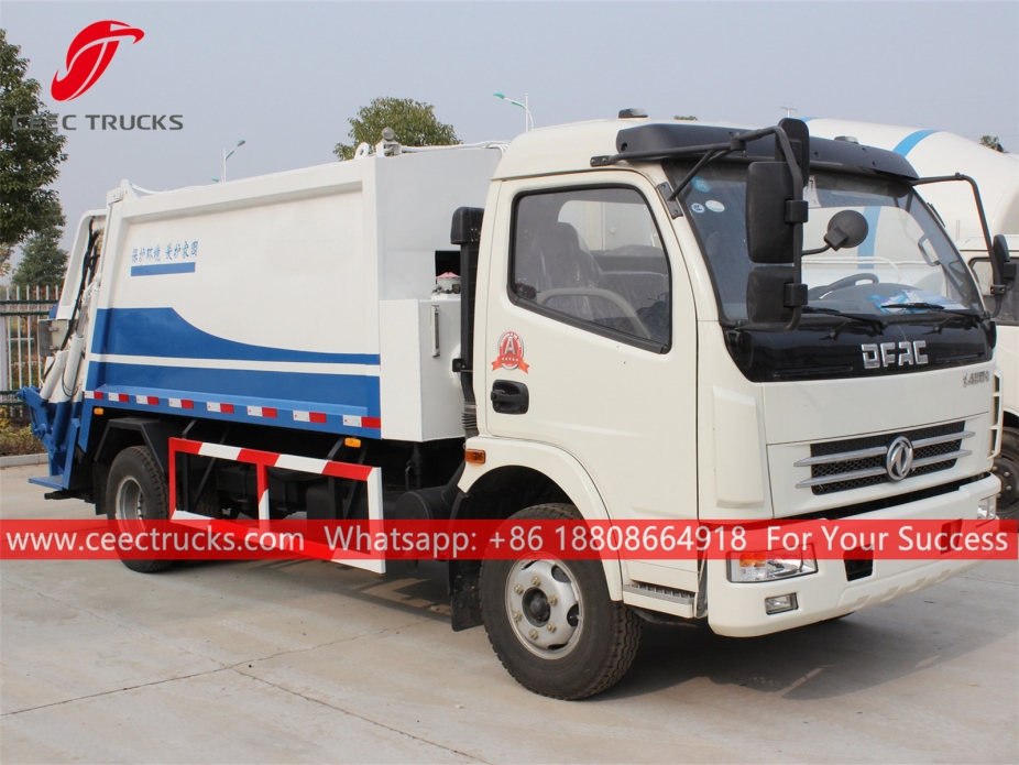 7CBM Rear Loader Compactor Dongfeng