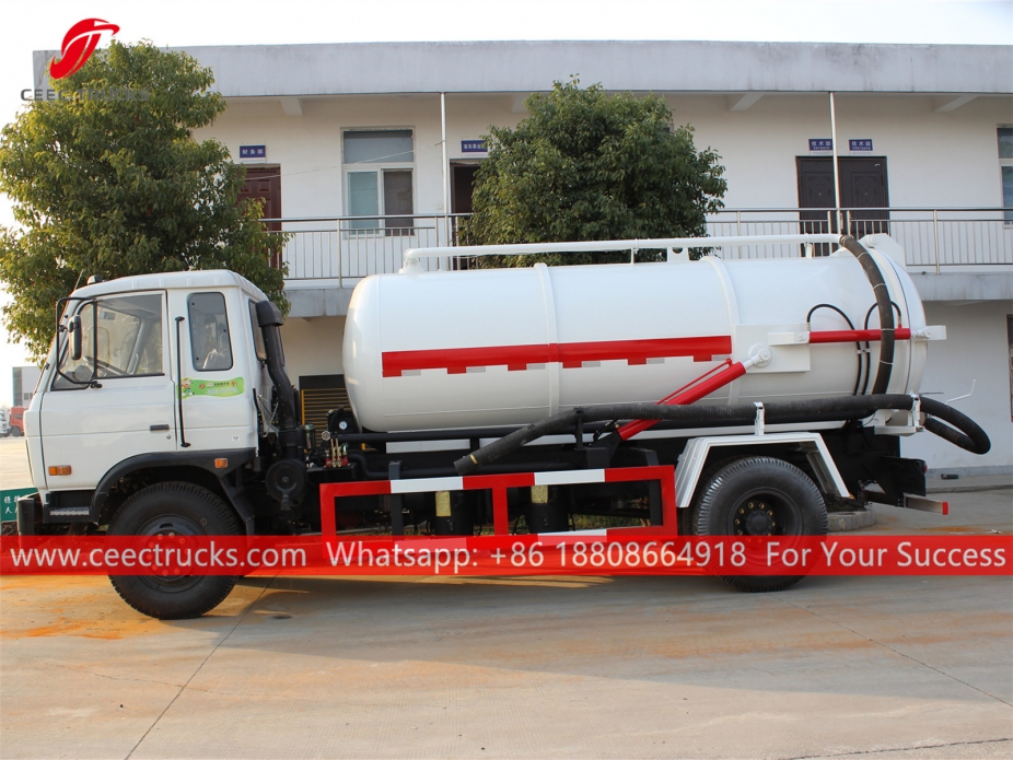 10,000 Litro Suction tanker DongFeng