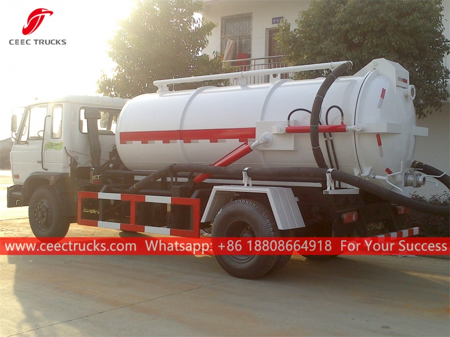 10,000 Litro Suction tanker DongFeng