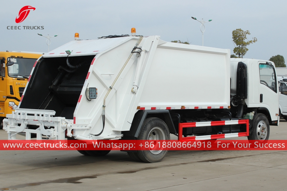 ISUZU 8cbm garbage compactor truck