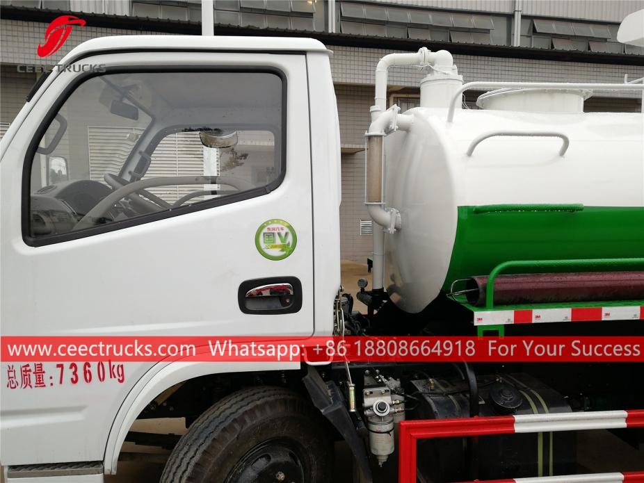 4,000 Litro Suction tanker DongFeng