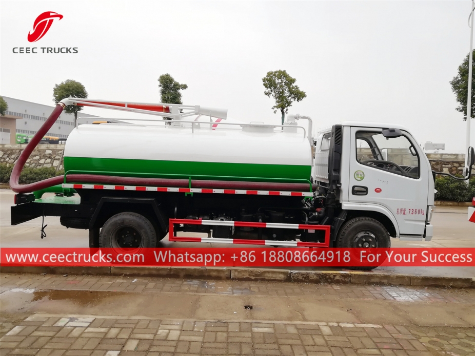 4,000 Litro Suction tanker DongFeng