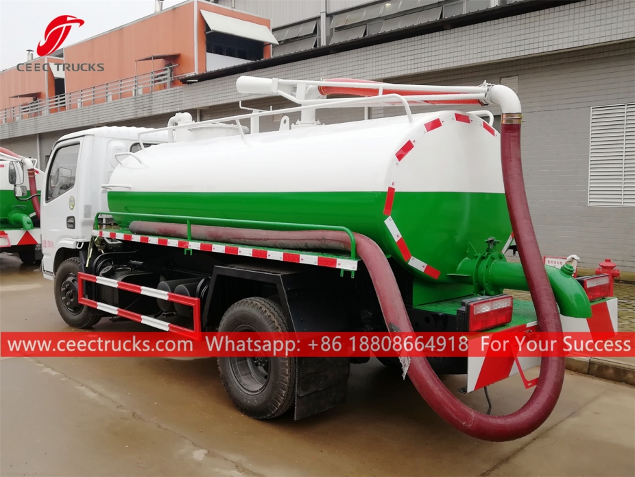 4,000 Litro Suction tanker DongFeng