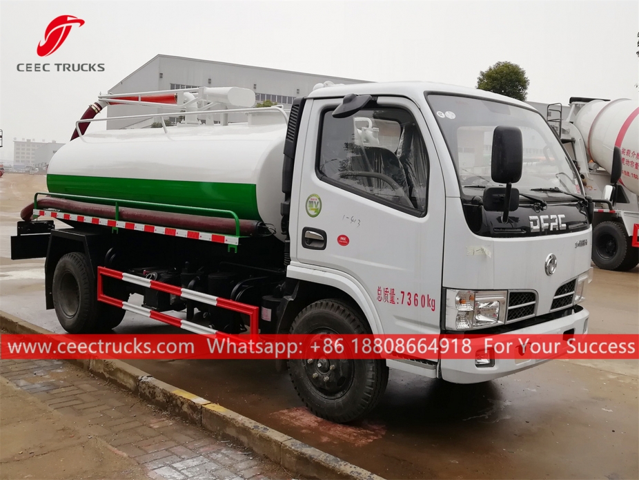 4,000 Litro Suction tanker DongFeng