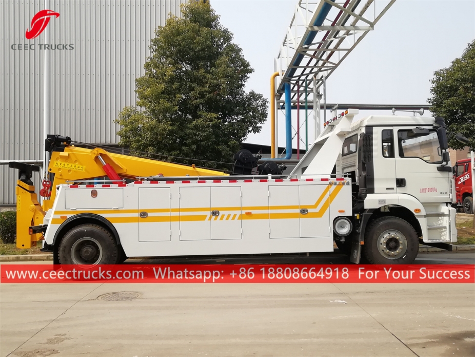 12Tons na SHACMAN Wrecker truck