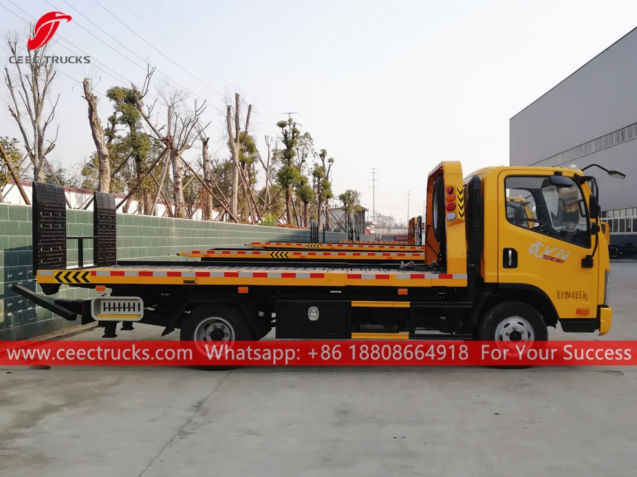 4x2 Low Flat Bed Truck FAW