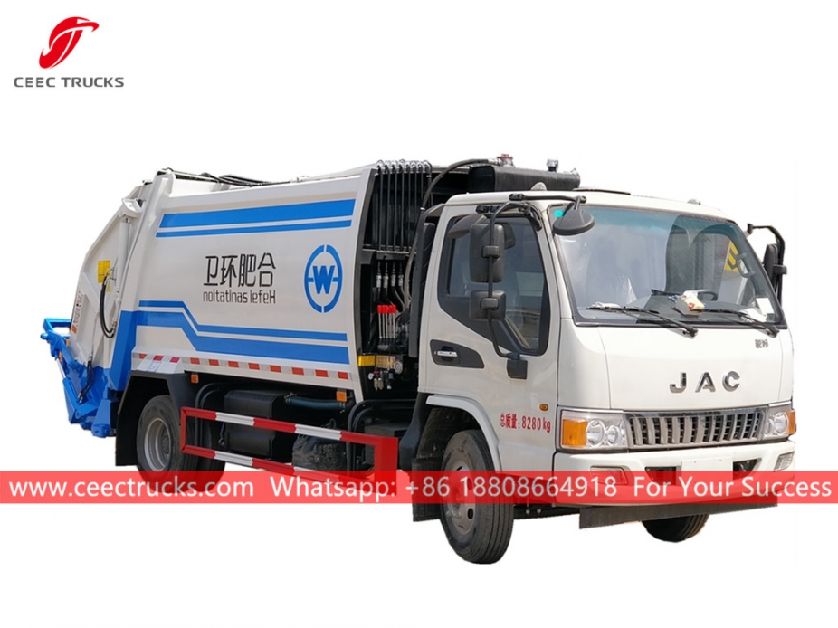 8CBM Garbage Compactor Truck JAC