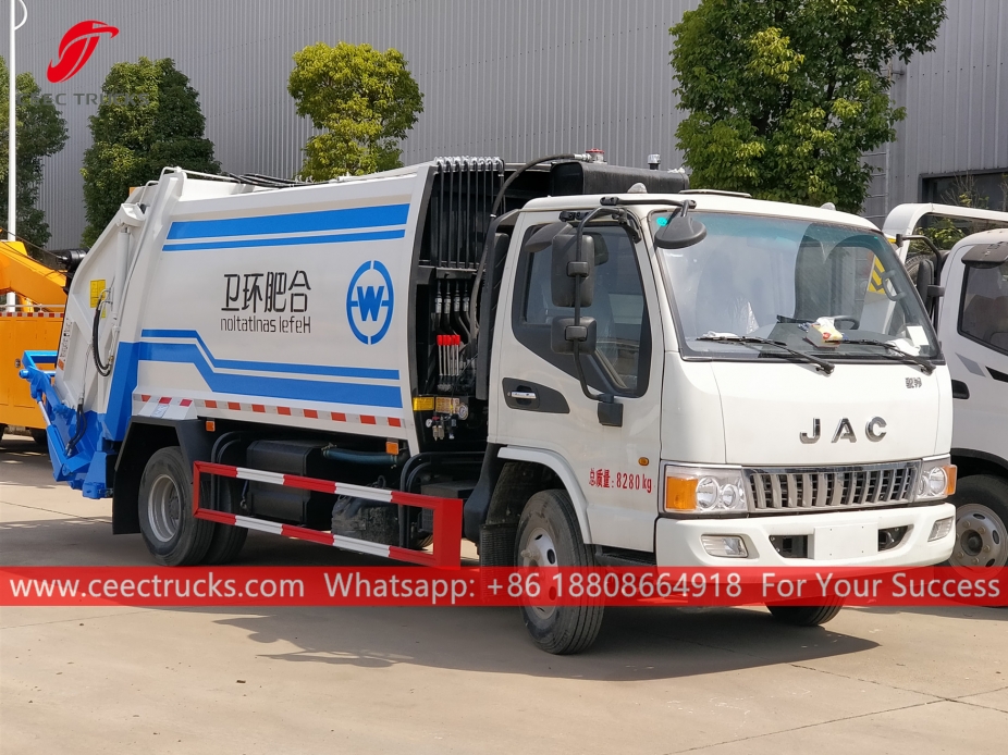 8CBM Garbage Compactor Truck JAC