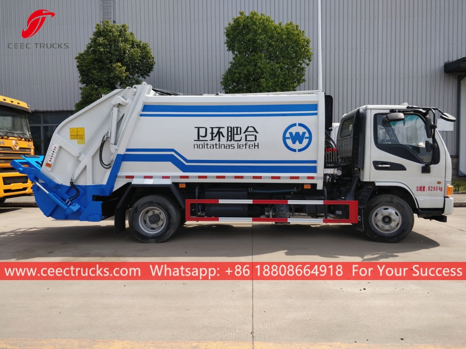 8CBM Garbage Compactor Truck JAC