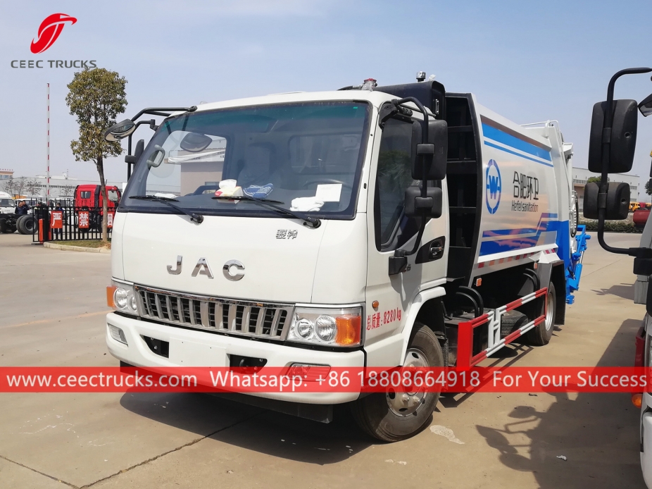 8CBM Garbage Compactor Truck JAC