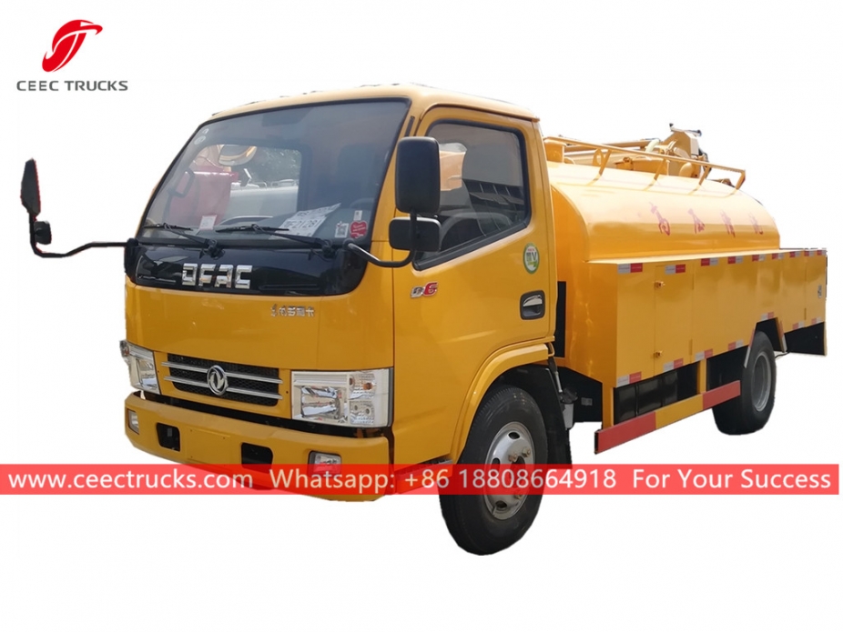 4CBM Sewer Jetting Truck DONGFENG