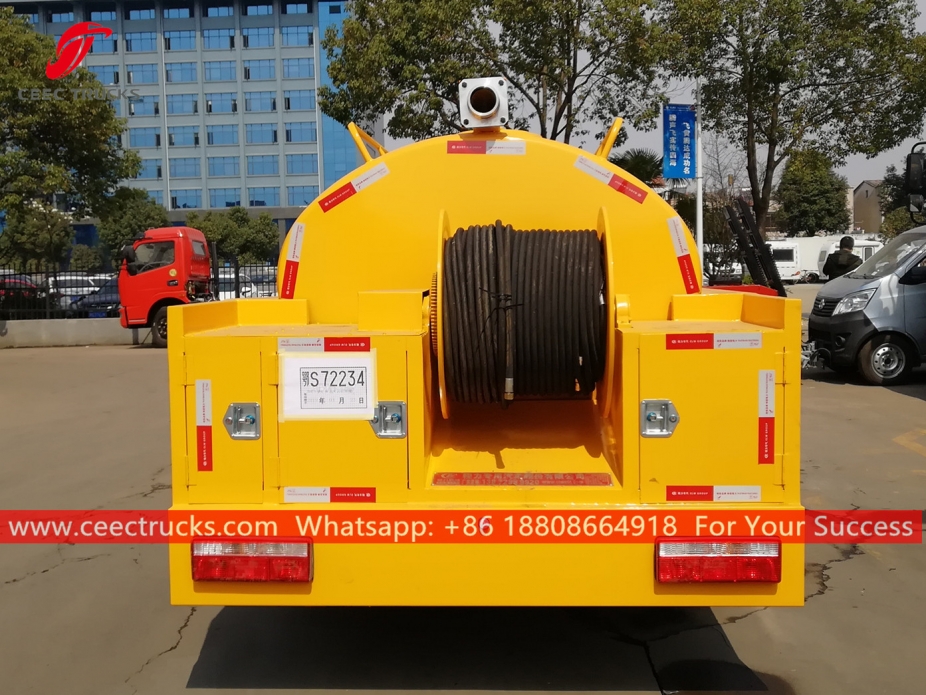 4CBM Sewer Jetting Truck DONGFENG