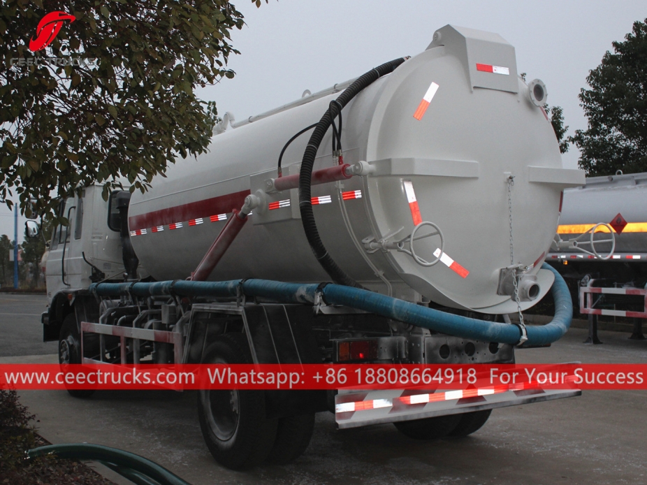 10,000 Litro Suction tanker DongFeng