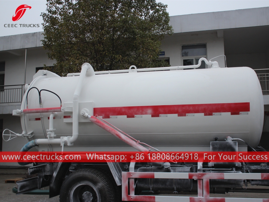 10,000 Litro Suction tanker DongFeng