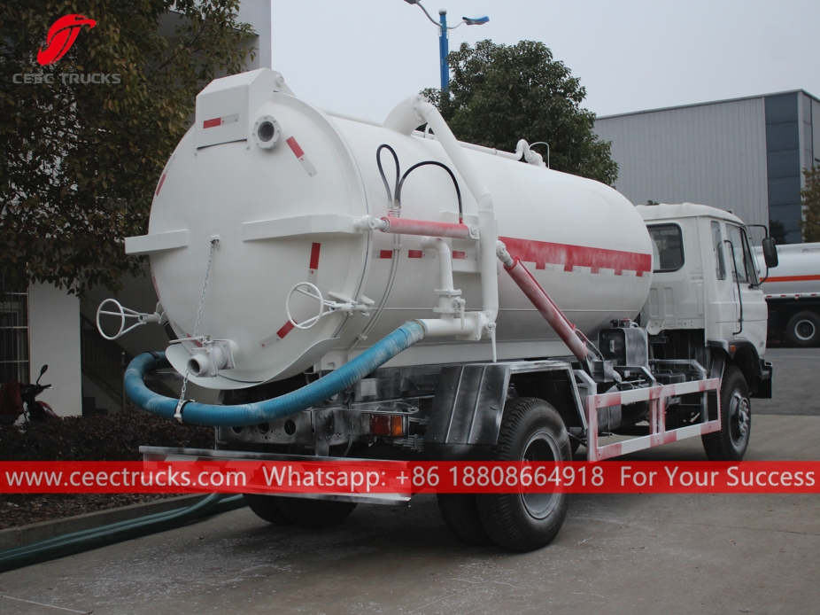 10,000 Litro Suction tanker DongFeng