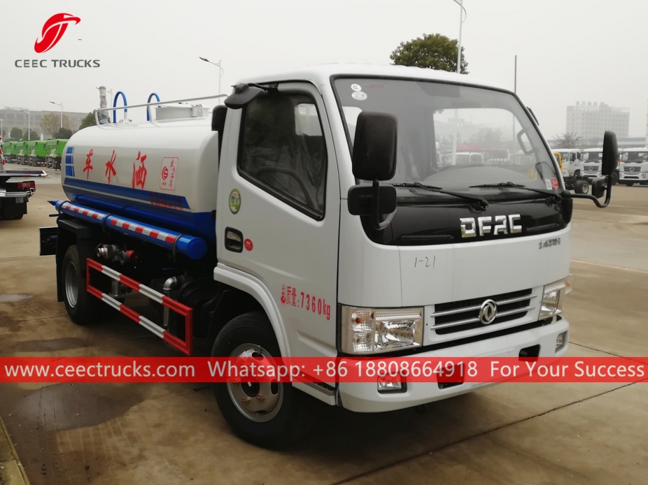 4 CBM Water Transport Truck DONGFENG