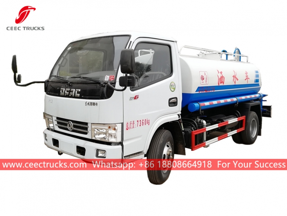 4 CBM Water Transport Truck DONGFENG