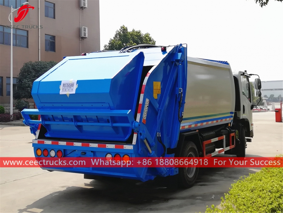 8CBM Garbage Compactor Truck SHACMAN