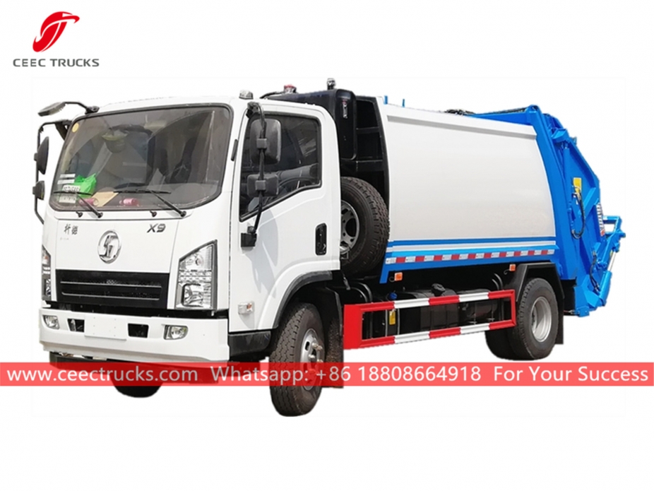 8CBM Garbage Compactor Truck SHACMAN