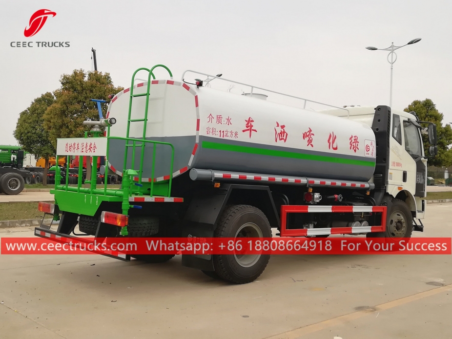 FAW 4×2 Water Sprinkling Truck