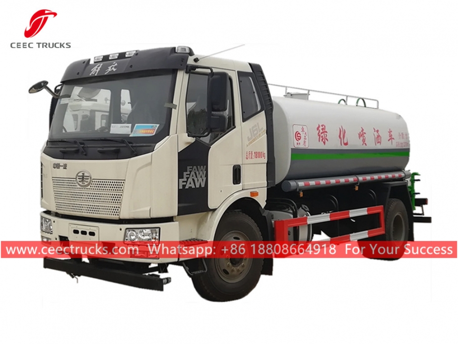 FAW 4×2 Water Sprinkling Truck