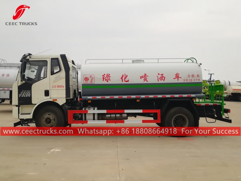 FAW 4×2 Water Sprinkling Truck