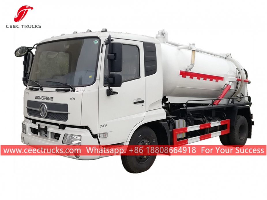 8,000 Liter ng Sewage Suction Tanker Truck DONGFENG