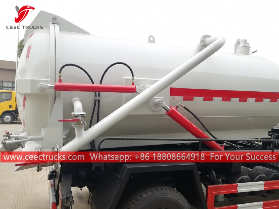 8,000 Liter ng Sewage Suction Tanker Truck DONGFENG