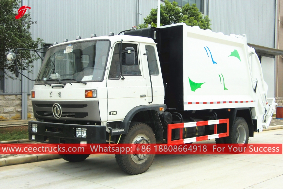 10CBM Compressed Garbage Truck Dongfeng