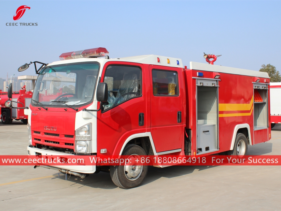 ISUZU 700P Water Tank Fire Truck