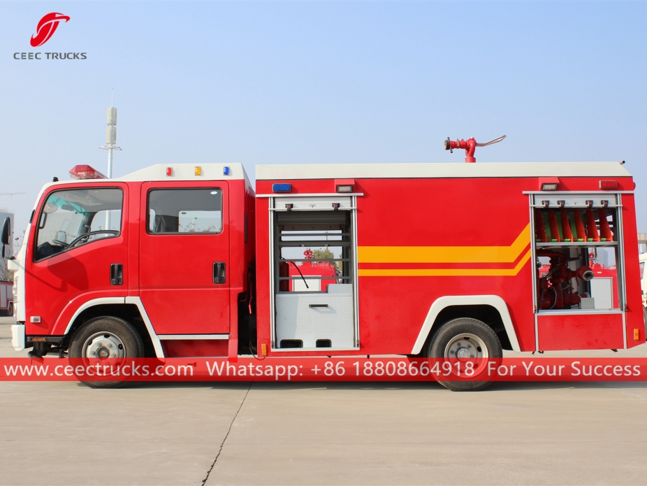 ISUZU 700P Water Tank Fire Truck