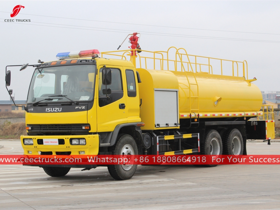 ISUZU 14,000 Liter Fire Water Bowser