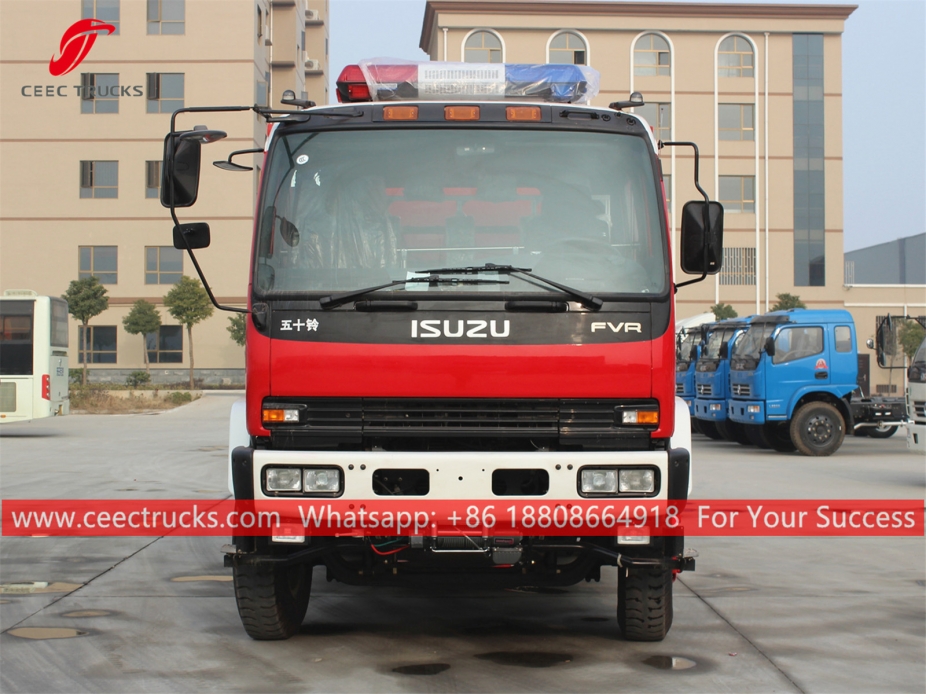 ISUZU FVR Rescue Truck na May Crane