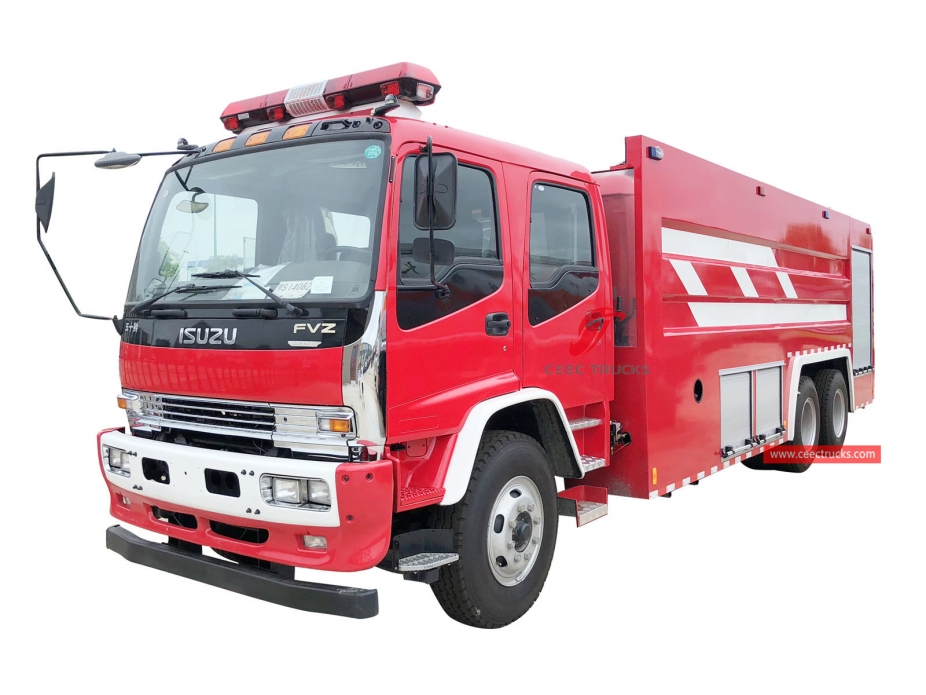 ISUZU 12CBM Water-foam Fire Truck