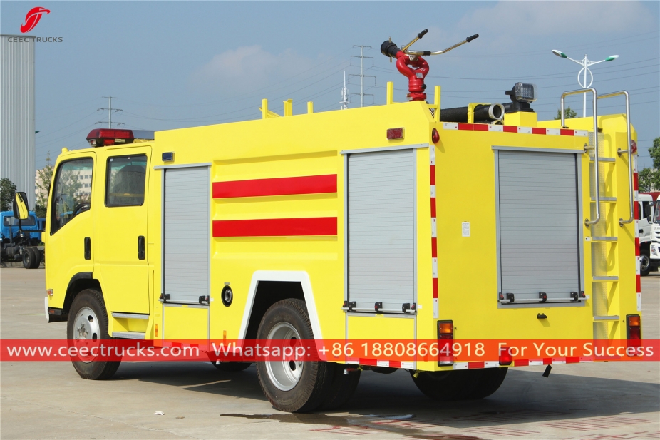 ISUZU 4+1CBM Water-foam Fire Fighting Truck