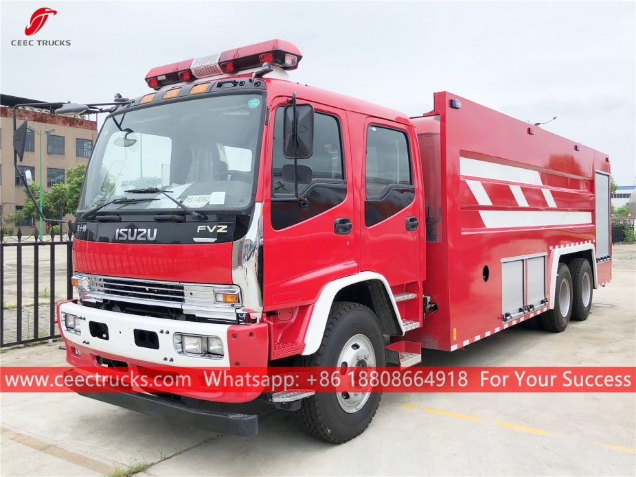 ISUZU 12CBM Water-foam Fire Truck