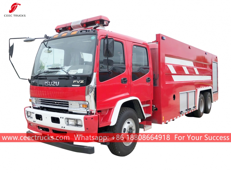 ISUZU 12CBM Water-foam Fire Truck