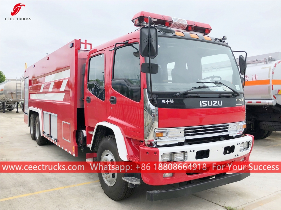 ISUZU 12CBM Water-foam Fire Truck